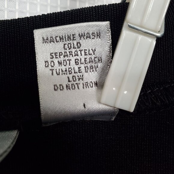 Chicos Travelers 3 Sz XL Skirt Slinky Stretch Full Flared Multi Panel Midi Long - Picture 5 of 9